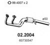 ALFA 60526049 Front Silencer